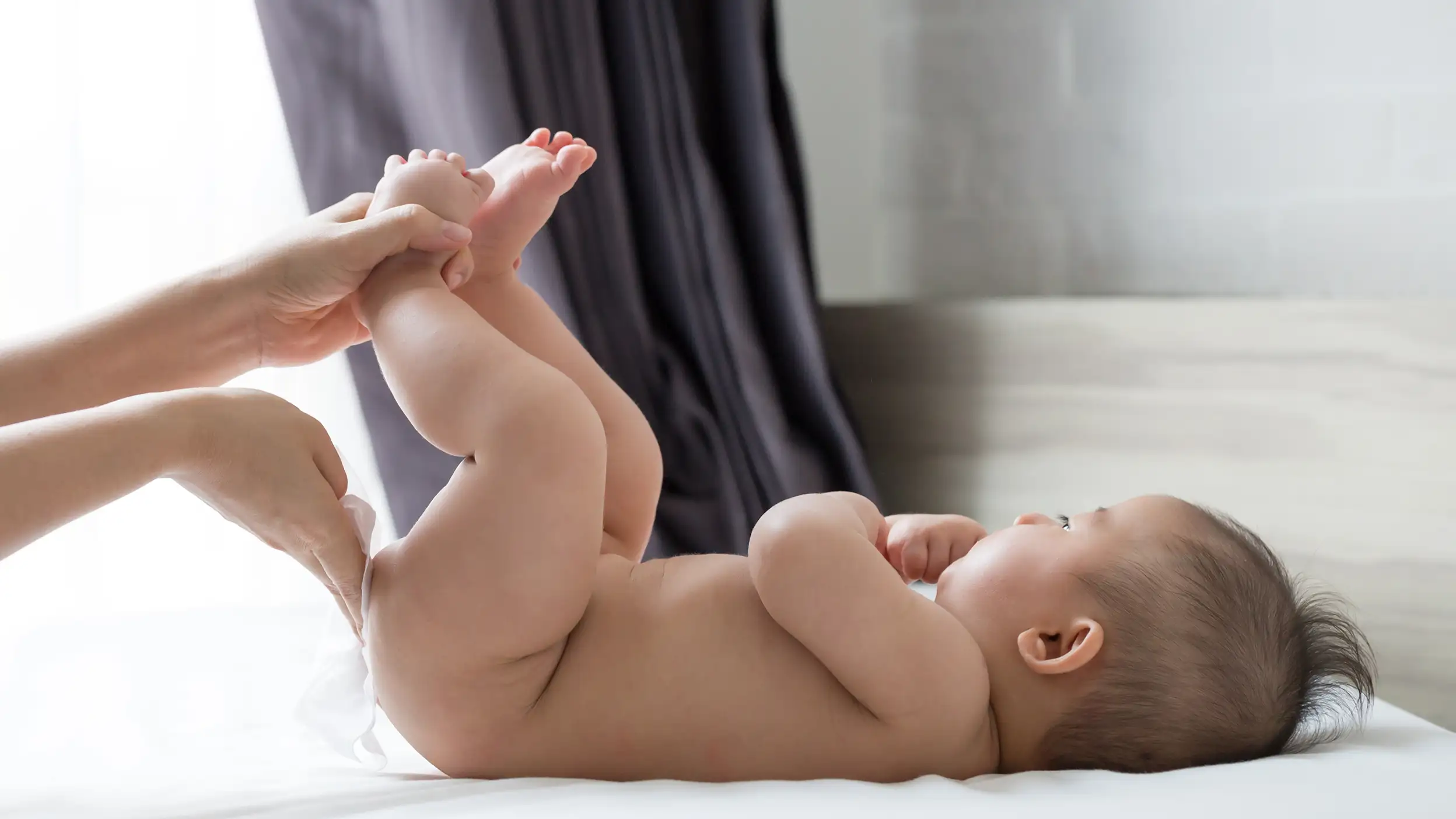 How to wipe a baby boy