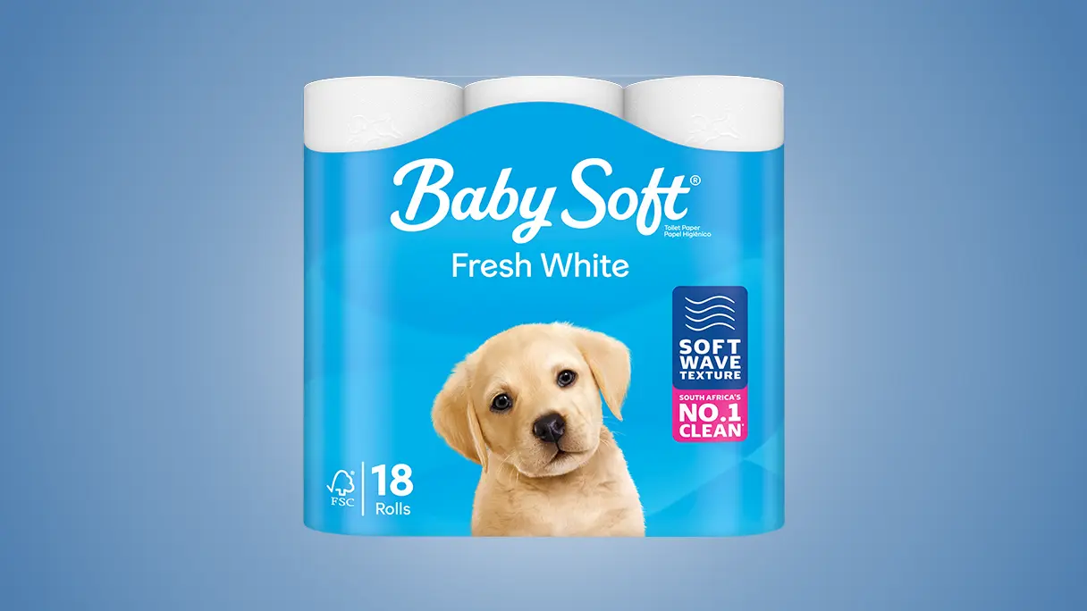Baby Soft® Fresh White Toilet Tissue Pack