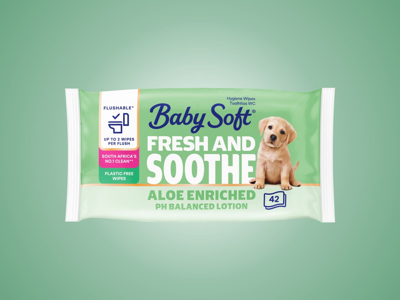 Baby Soft® Skin Kind Moist Toilet Tissue pack