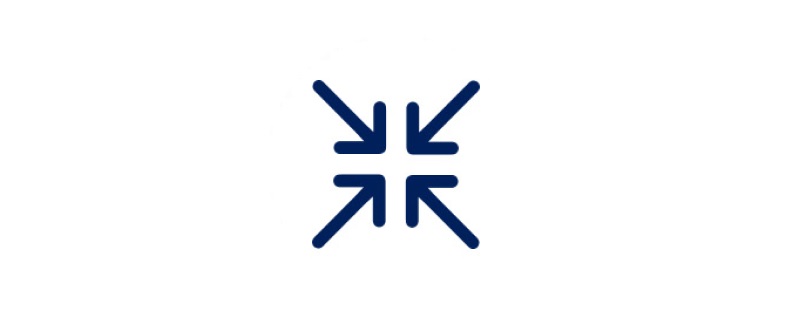 4 arrows pointing inwards to each other