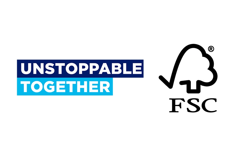 Unstoppable Together logo and FSC logo